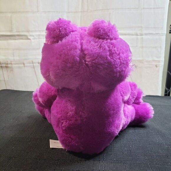Valentines Adorable Purple Pink I Love U Frog Plush Stuffed Animal 8" - Picture 6 of 10